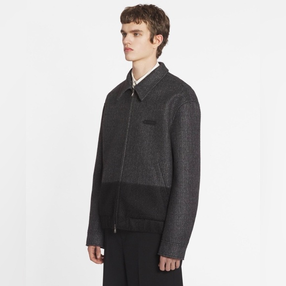 Lanvin Wool-Blend Bomber Jacket size 48/us size M - Picture 3 of 16